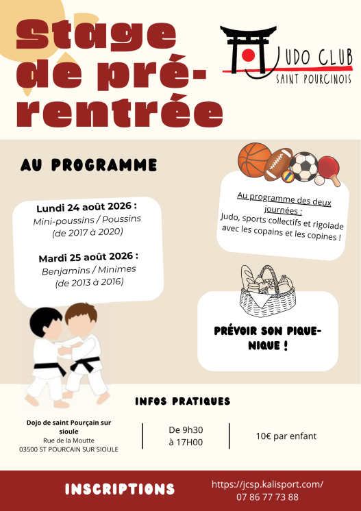 Stage de Pré-rentrée